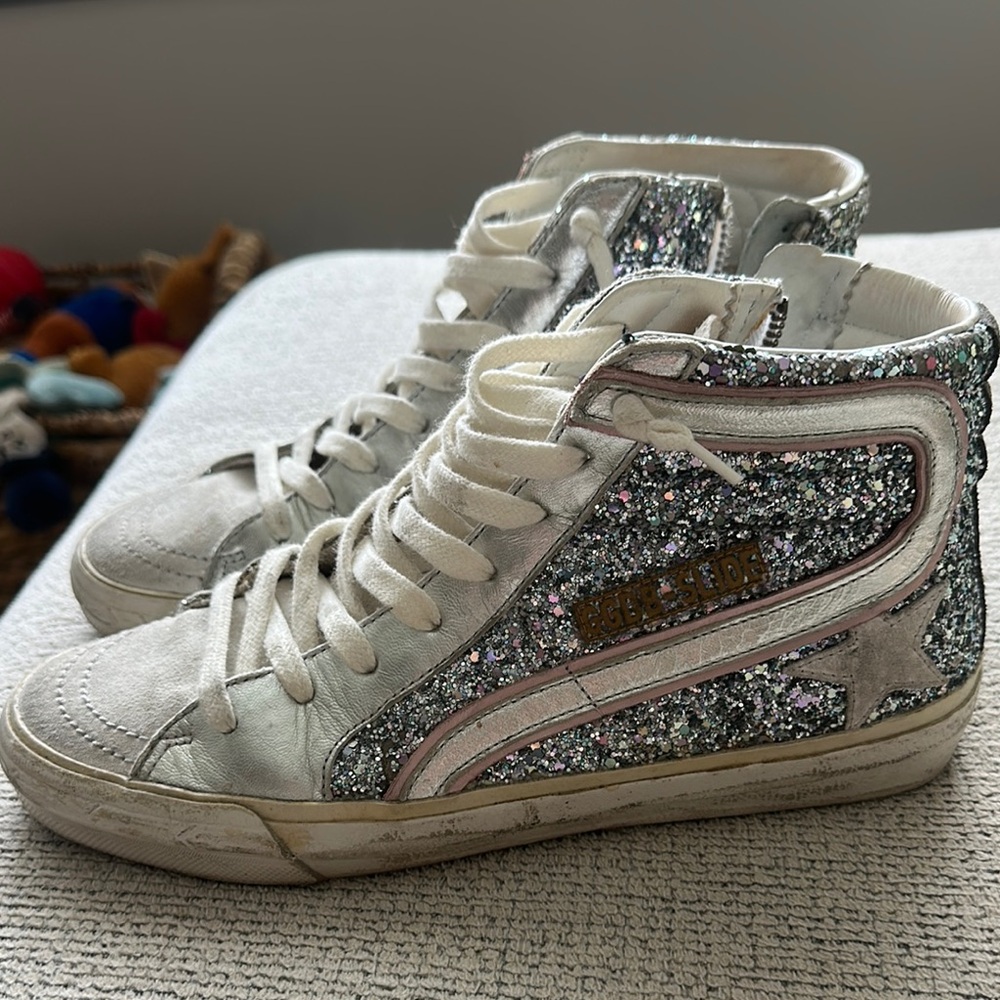 Golden Goose Slide hi-top sneakers